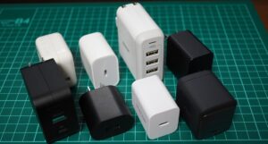 Various USB power adapters